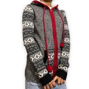 Between Me and You Winter Zip Up Hoodie